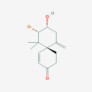 molecular formula C14H19BrO2 B1211203 Ma'ilione CAS No. 185213-74-5