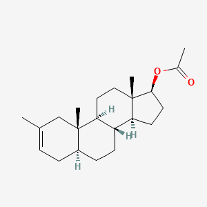 molecular formula C22H34O2 B1211211 UNII-WTF296M71F CAS No. 974-99-2