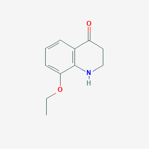 molecular formula C11H13NO2 B12112152 8-ethoxy-2,3-dihydroquinolin-4(1H)-one 