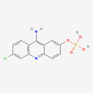 molecular formula C13H10ClN2O4P B1211217 9-Amino-6-chloroacridine-2-phosphate CAS No. 75853-44-0
