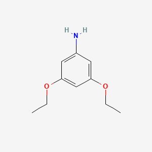 molecular formula C10H15NO2 B12112196 3,5-Diethoxyaniline 