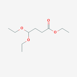 molecular formula C10H20O4 B12112209 Butanoic acid, 4,4-diethoxy-, ethyl ester CAS No. 4220-65-9