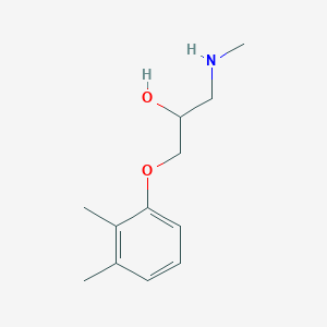 molecular formula C12H19NO2 B12112260 1-(2,3-Dimethylphenoxy)-3-(methylamino)propan-2-ol 