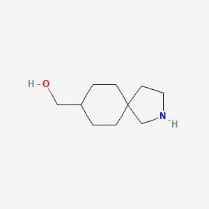 molecular formula C10H19NO B12112309 2-Azaspiro[4.5]decan-8-ylmethanol 