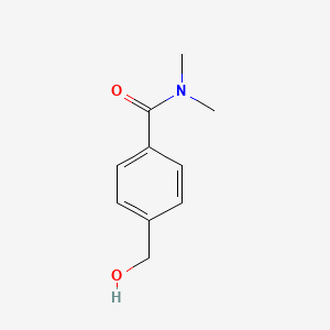 molecular formula C10H13NO2 B1211234 4-Dimethylcarbamoylbenzyl alcohol CAS No. 60519-03-1