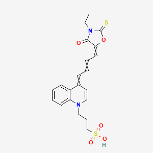 molecular formula C21H22N2O5S2 B1211236 Merocyanine oxazolone 