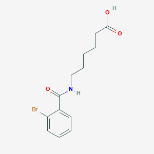 molecular formula C13H16BrNO3 B12112399 6-(2-Bromo-benzoylamino)-hexanoic acid 