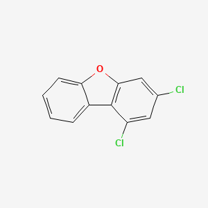 molecular formula C12H6Cl2O B1211248 1,3-Dichlorodibenzofuran CAS No. 43047-99-0