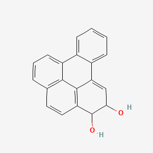 molecular formula C20H14O2 B1211249 4,5-Dihydroxy-4,5-dihydrobenzo(e)pyrene CAS No. 24961-49-7