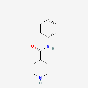 molecular formula C13H18N2O B12112491 N-(p-Tolyl)piperidine-4-carboxamide 
