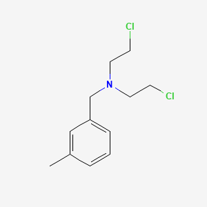 molecular formula C12H17Cl2N B1211251 N,N-Bis(2-chloroethyl)-m-methylbenzylamine CAS No. 30389-86-7