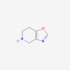 molecular formula C6H8N2O B12112609 4,5,6,7-Tetrahydrooxazolo[4,5-C]pyridine 