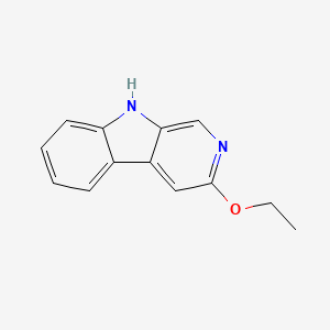 molecular formula C13H12N2O B1211264 3-Ethoxy-beta-carboline CAS No. 91985-81-8