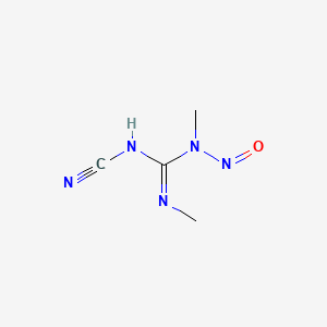 molecular formula C4H7N5O B1211271 1,3-Dimethyl-2-cyano-1-nitrosoguanidine CAS No. 75511-49-8