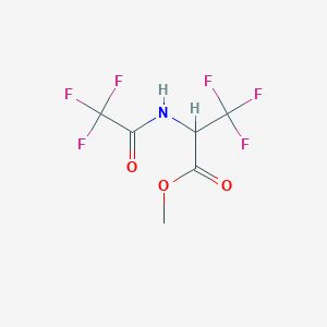 molecular formula C6H5F6NO3 B12112728 Methyl 3,3,3-trifluoro-2-(2,2,2-trifluoroacetamido)propanoate 