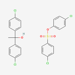 molecular formula C26H20Cl4O4S B1211282 Cpcbs-bcpe mixt. CAS No. 70161-99-8