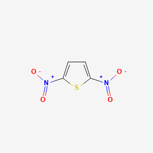 molecular formula C4H2N2O4S B12112899 Thiophene, 2,5-dinitro- CAS No. 59434-05-8