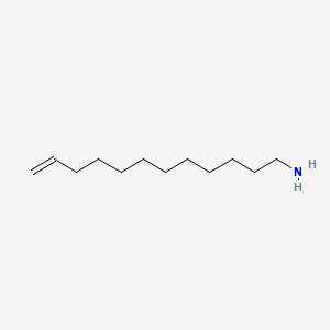 molecular formula C12H25N B12113104 11-Dodecen-1-amine CAS No. 82223-50-5