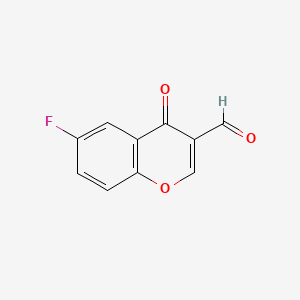molecular formula C10H5FO3 B1211313 6-Fluoro-3-formylchromone CAS No. 69155-76-6