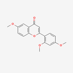 molecular formula C18H16O5 B1211314 6,2',4'-三甲氧基黄酮 CAS No. 720675-90-1