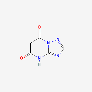 molecular formula C5H4N4O2 B12113146 [1,2,4]Triazolo[1,5-a]pyrimidine-5,7(1H,6H)-dione CAS No. 211733-06-1