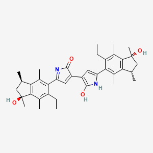 molecular formula C38H46N2O4 B1211316 Trikendiol 