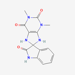 1',3'-Dimethyl-7',9'-dihydrospiro[indole-3,8'-purine]-2,2',6'(1h,1'h,3'h)-trione