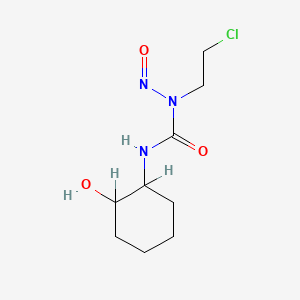 molecular formula C9H16ClN3O3 B1211327 N-(2-Chloroethyl)-N'-(2-hydroxycyclohexyl)-N-nitrosourea CAS No. 56323-43-4