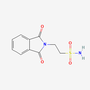 molecular formula C10H10N2O4S B1211333 2-Phthalimidoethanesulfonamide CAS No. 4443-23-6