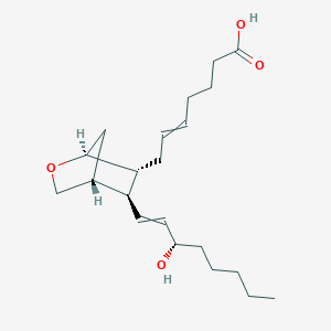7-[(1S,4R,5S,6R)-5-[(3S)-3-hydroxyoct-1-enyl]-2-oxabicyclo[2.2.1]heptan-6-yl]hept-5-enoic acid