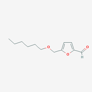 molecular formula C12H18O3 B12113441 5-(Hexoxymethyl)furan-2-carbaldehyde 