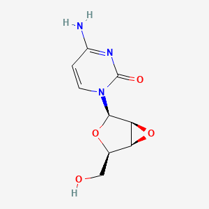 B1211348 1-(2,3-Anhydrolyxofuranosyl)cytosine CAS No. 34989-27-0