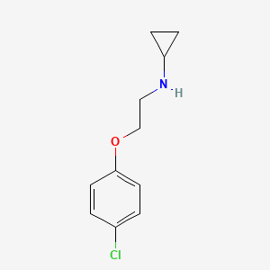 molecular formula C11H14ClNO B12113595 N-(2-(4-Chlorphenoxy)-ethyl)-cyclopropylamin 