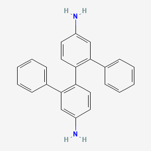 molecular formula C24H20N2 B12113712 Poly(diphenylbenzidine) 