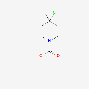 molecular formula C11H20ClNO2 B12113762 tert-Butyl 4-chloro-4-methylpiperidine-1-carboxylate 