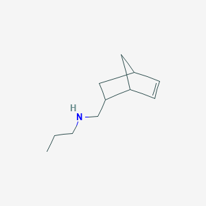 molecular formula C11H19N B12113790 {Bicyclo[2.2.1]hept-5-en-2-ylmethyl}(propyl)amine 