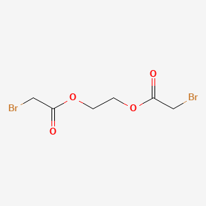 molecular formula C6H8Br2O4 B1211380 Ethylene bromoacetate CAS No. 3785-34-0