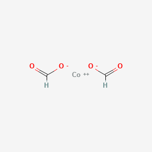 molecular formula C2H2CoO4 B1211381 Cobalt formate CAS No. 544-18-3