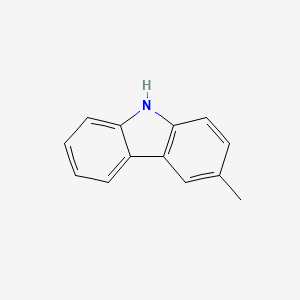 molecular formula C13H11N B1211384 3-Methyl-9H-carbazole CAS No. 4630-20-0