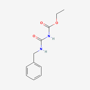 molecular formula C11H14N2O3 B12113880 4-Benzyl-allophanic acid ethyl ester 