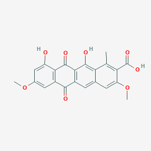 molecular formula C22H16O8 B1211394 Tetracenomycin E 