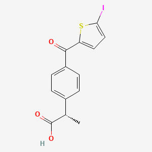 P-(2'-Iodo-5'-thenoyl)hydrotropic acid