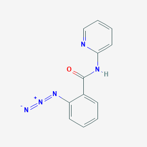 molecular formula C12H9N5O B12113994 2-Azido-N-(pyridin-2-yl)benzamide CAS No. 74152-86-6