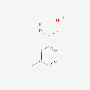 molecular formula C9H12O2 B12114079 1-(3-Methylphenyl)ethane-1,2-diol 