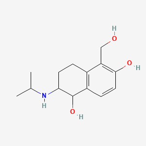 5-Hydroxymethyl-6-hydroxy-2-isopropylamino-1,2,3,4-tetrahydronaphthalene-1-ol