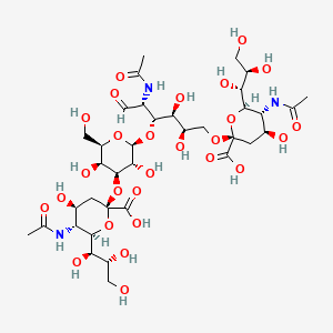 molecular formula C36H59N3O27 B1211413 Disialosyl galactosyl globoside CAS No. 71764-07-3
