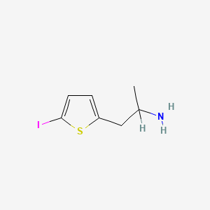 molecular formula C7H10INS B1211418 2-(2-Aminopropyl)-5-iodothiophene CAS No. 137945-32-5
