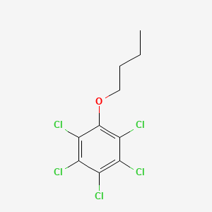 molecular formula C10H9Cl5O B1211438 Butoxypentachlorobenzene CAS No. 90842-58-3