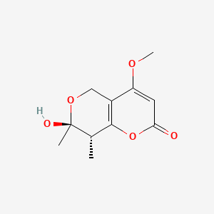 molecular formula C11H14O5 B1211442 6beta-Chlamydosporol CAS No. 135063-30-8