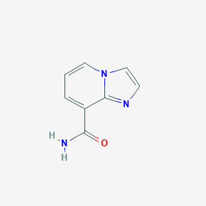 molecular formula C8H7N3O B121145 Imidazo[1,2-A]pyridine-8-carboxamide CAS No. 144675-82-1